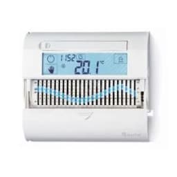 Термостат комнатный цифровой "Touch slide" суточный таймер сенсорный экран питание 3В DС 1СО 5А монтаж на стену белый