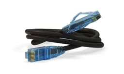 Патч-корд U/UTP, 6 Hyperline PC-LPM-UTP-RJ45-RJ45-C6-1M-LSZH-BK