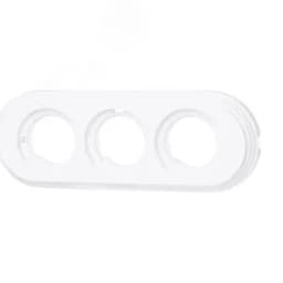 Лизетта Рамка 3-х постовая, пластик, цвет Белый