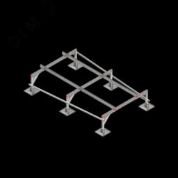 Опорная конструкция для установки оборудования TECHNORAPTOR STEELFOOT 1500х2500 КМ-профиль