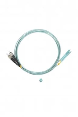 Патч-корд волоконно-оптический (шнур) MM 50/125(OM3) Hyperline FC-D2-503-FC/PR-LC/PR-H-3M-LSZH-AQ