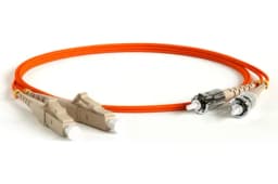 Патч-корд волоконно-оптический (шнур) Hyperline FC-D2-50-LC/PR-ST/PR-H-5M-LSZH-OR