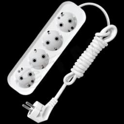 Удлинитель бытовой 4х3м с заземлением 16А АВС-пластик 9631981 Универсал