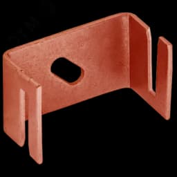 Держатель полосы 50х4мм медь IEK