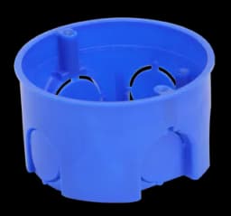 Коробка распаячная, круглая 68x42 ПожТехКабель 010-004