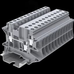 Клемма TU 1-2 винтовая, сечение 4 мм. кв., серая