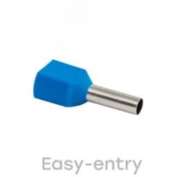 Наконечник штыревой втулочный изолированный НШвИ (2) 2.5-10 (50шт) EKF