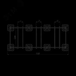 Опорная конструкция для установки оборудования TECHNORAPTOR FOOT 3000х1200 тип 1 HD КМ-профиль