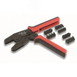 Пресс-клещи для обжима наконечников с 3 сменными матрицами Click";N";Crimp CIMCO
