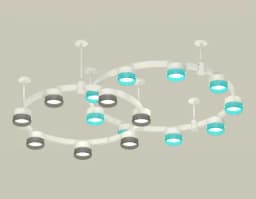 Комплект подвесного светильника Techno Ring с композитным хрусталем Ambrella Light XR92211200