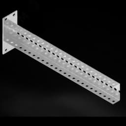 Консоль с опорой 85х40 основ. 500 s: 4 мм П-образная