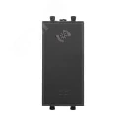 Avanti Диммер кнопочный модульный для LED ламп, , Черный матовый, 1 модуль