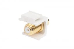 Вставка формата Keystone Jack Hyperline KJ1-RCA/YL-FHG-WH