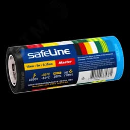 Изолента ПВХ разноцветная 15мм 5м (7цветов) Safeline Росэл