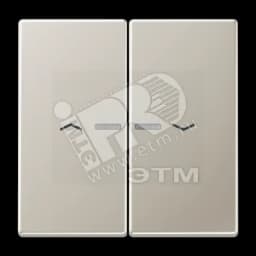 Клавиша для кнопки BCU благородная сталь