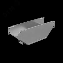 Т-ответвитель переходник 100х150-400 мм верт. c разворотом трассы на 90 гр. ПЛЮС (нижняя часть больше исходной) HD