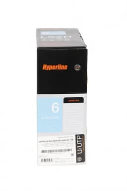 Кабель витая пара Hyperline UUTP4-C6-P24-NCR-IN-LSZH-GY-100 (100 м)