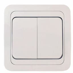 Выключатель 2-кл. СП Mimoza 10А IP20 бел./бел. Makel 12003