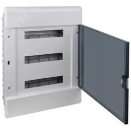 Щит распределительный встраиваемый на 54 модуля с дверцей белый IP41 (ЩРв-П-54)