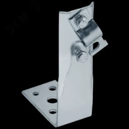 Держатель проводника круглого 6-10мм винтовой угловой h=150мм оцинкованная сталь HDZ IEK