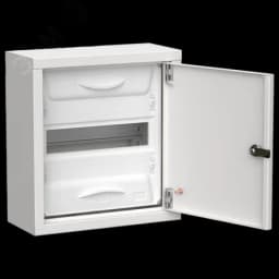 TITAN 5 Корпус металлический ЩРн-12 (1х12) 335х310х140мм IP31 белый (одна дверь) IEK IEK