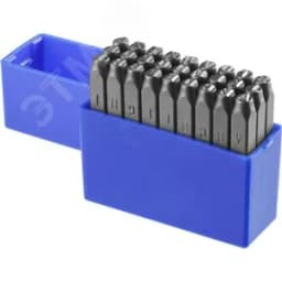 Клейма буквенные латинские, шрифт 5мм