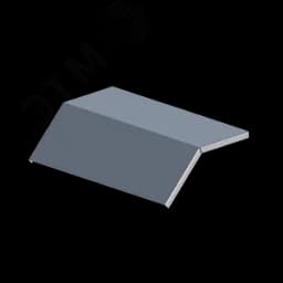 Крышка лотка монтажного углового 45 вниз ЛР45Н.600.15.250.1.1