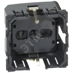 Celiane Розетка силовая с заземлением безвинтовой зажим со шторками 067153 Legrand Euro