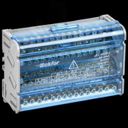 TEKFOR Шины на DIN-рейку (кросс-модуль) ШНК 4х15 3L+PEN IEK