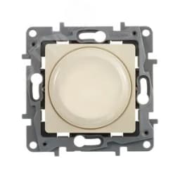 ETIKA Светорегулятор поворотный без нейтрали 300Вт слоновая кость LEGRAND