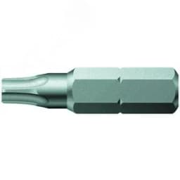 Бита 867/1 Z TORX BO с отверстием под штифт вязкая твердость хвостовик 1/4 C 6.3 TX 27X25 мм