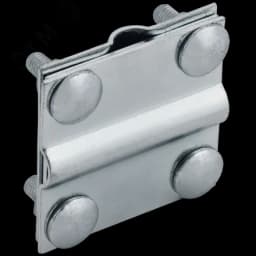 Зажим крестообразный с разделителем полоса/пруток-полоса/пруток 30/8мм оцинкованная сталь HDZ IEK