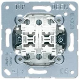 Переключатель самовозвратный 2-клавишный. (проходной) Механизм. 20A 250V