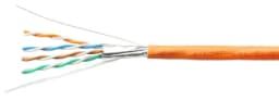 Кабель Cabeus STP-4P-Cat.6a-SOLID-IN-LSZH (U/FTP, CAT.6A, LSZH, 305 м, оранжевый) (7197c)