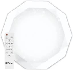Светодиодный управляемый светильник накладной Feron AL5200 тарелка 36W 3000К6500K белый 29635