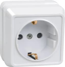 Розетка электрическая ОКТАВА РС20-3-ОБ c з/к откр.уст. IEK ERO11-K01-16-DC (30 шт/уп)