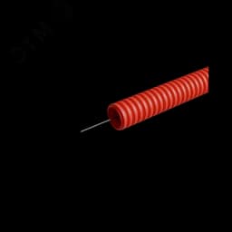 Труба гофрированная ПНД лёгкая d16 мм с зондом трудногорючая безгалогенная (HFFRLS), (уп. 100 м)