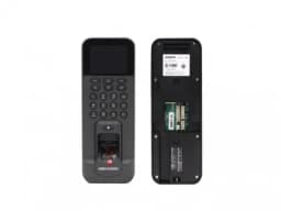 Терминал доступа Hikvision DS-K1T804BMF со встроенными считывателями Mifare карт и отпечатков пальцев