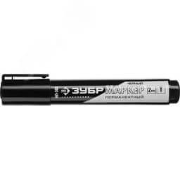 Маркер с увеличенным объемом МП-300 черный, 2 мм заостренный перманентный