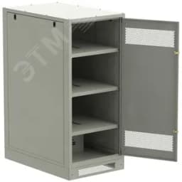 Шкаф LINEA B (пустой) 1350х600х950мм металлическая дверь серый ITK