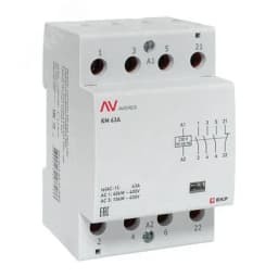 Контактор модульный КМ 63А 3NO+1NC 230VAC (3 мод.) AVERES EKF