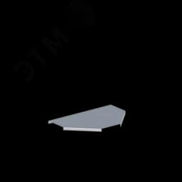 Крышка лотка монтажного углового тройникового горизонтального ЛРТГ.100.15.353.1,5.1 СОЭМИ