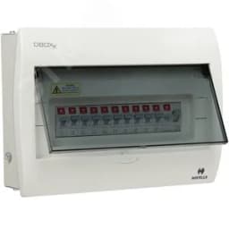 Щит распределительный встраиваемый ЩРв-12 IP42 металлический прозрачная дверь DBOXx