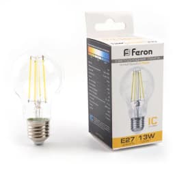 Лампа светодиодная Feron LB613 Шар E27 13W 2700K 38239