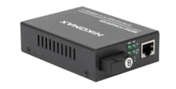 Медиаконвертер неуправляемый NIKOMAX, UTP 10/100/1000 Мбит/с, SM, SC, без LFP, Tx:1550/Rx:1310 нм, 18 дБ (до 20 км), 5В/1А GL-MC-UTPF-SC1G-18SM-1550-N