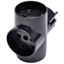 ADP101520 Сетевой разветвитель 250В 10A IP20 черный 39001