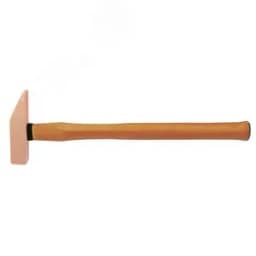 Молоток слесарный квадратный боек 0,5 кг BeCu рукоятка дерево искробезопасный Калиброн