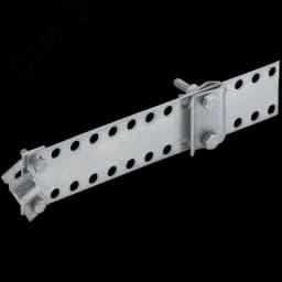 Держатель проводника круглого 5-10мм водосточная труба до 30мм оцинкованная сталь HDZ IEK