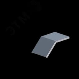 Крышка лотка монтажного углового 45 вниз ЛР45Н.150.15.250.1,5.1