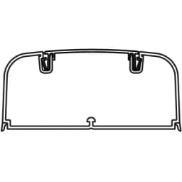 Кабель-канал 110x50 мм с фронтальной крышкой DKC 01050 (2 м)